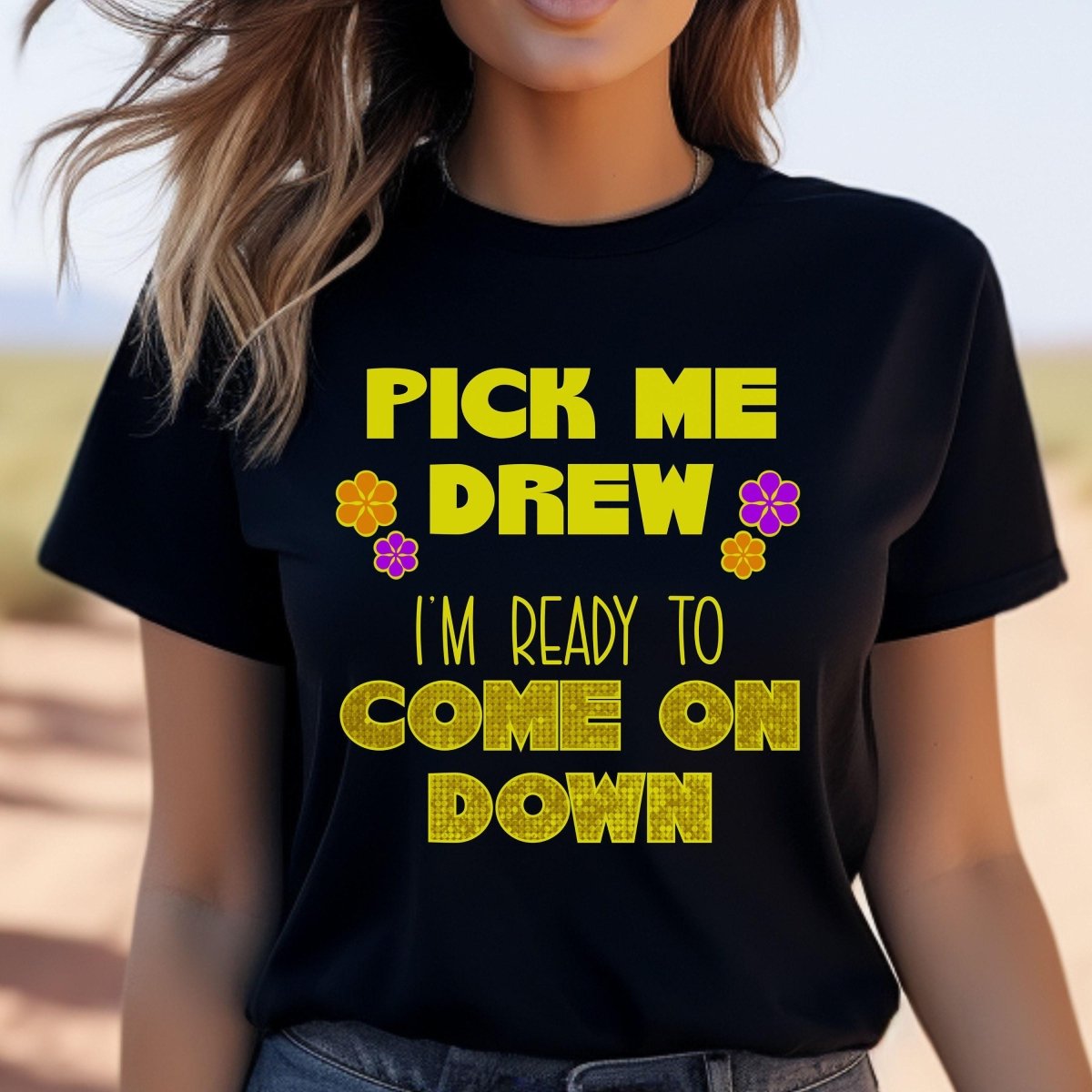 Pick Me I'm Ready to Come On Down Price is Right Shirt, Classic Game Show Tee - Black - XS -