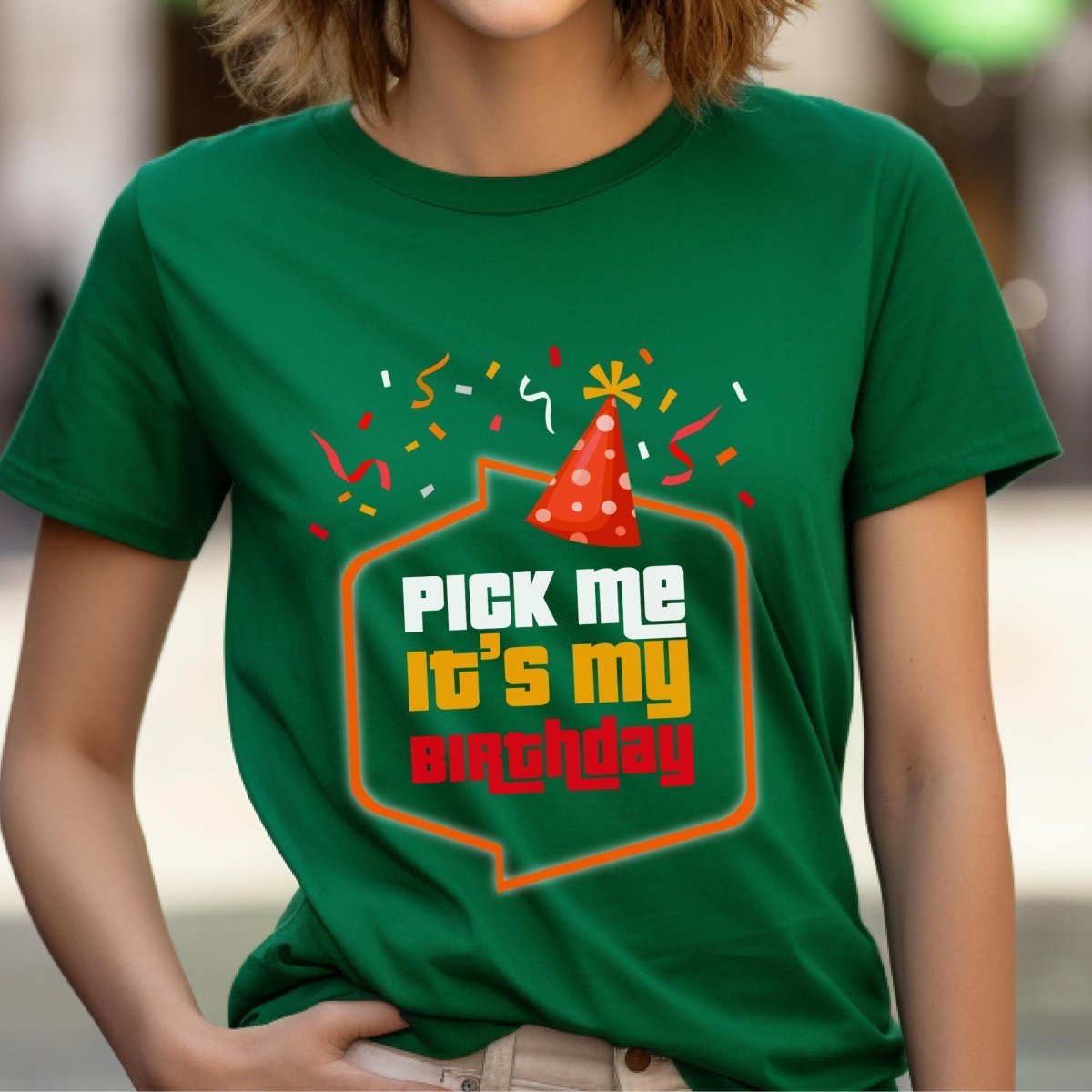 Pick Me, It's My Birthday Price is Right Shirt, Milestone Celebration Tee - Kelly - XS -
