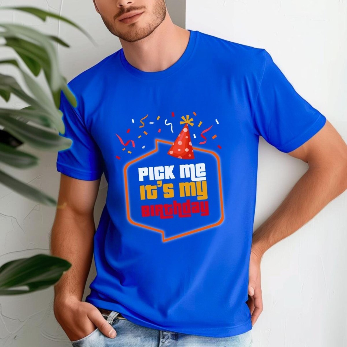 Pick Me, It's My Birthday Price is Right Shirt, Milestone Celebration Tee - True Royal - XS -