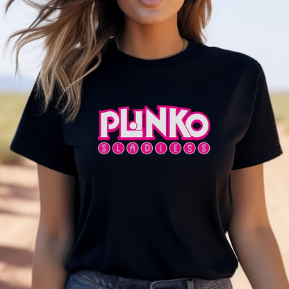 Plinko Ladies Price is Right Group Shirt, Girls Trip Grease Pink Ladies Inspired Tee - Black - XS -