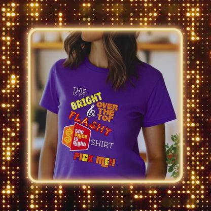 The Price is Right Shirt Pick Me Game Show Shirt, Come On Down, Drew Carey, Price is Right Live Contestant, Bob Barker, Retro TV Show Shirt