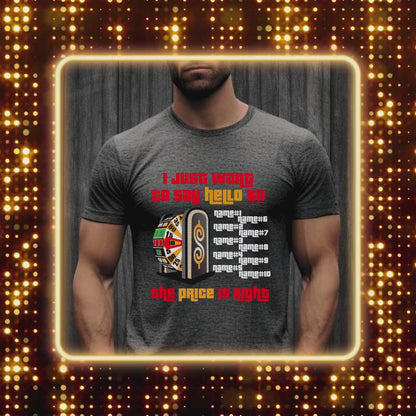 Custom Price is Right Shirt for the Wheel, Personalized Pick Me Game Show Shirt, Come On Down, Drew Carey, Price is Right Live Contestant