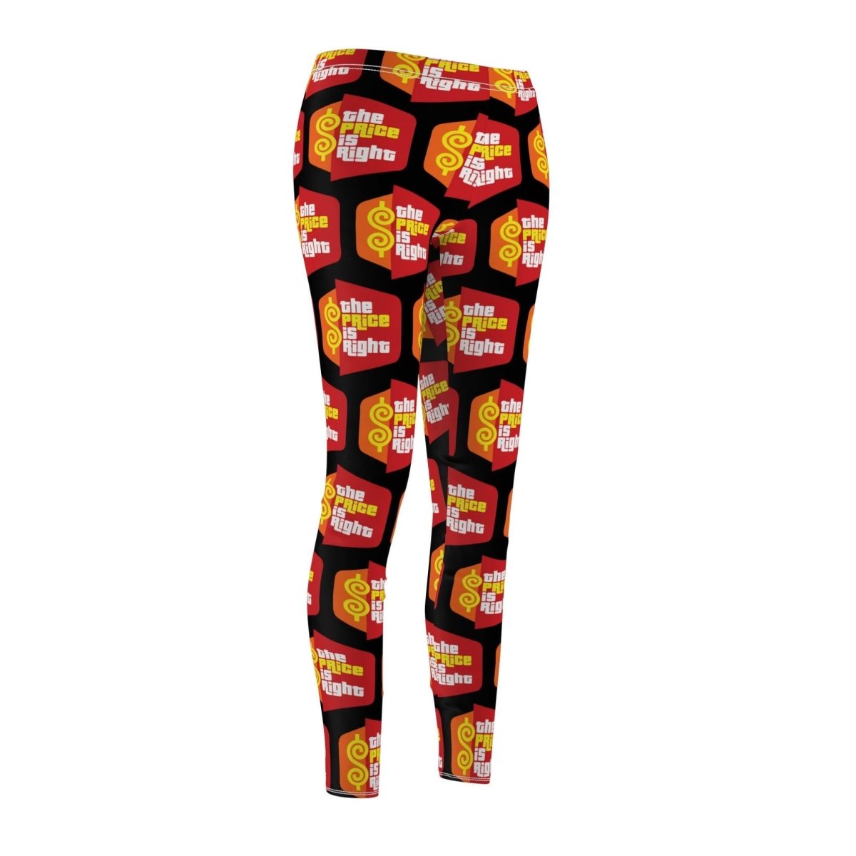 Price is Right All Over Logo Slim Fit Leggings for Super Fan to Pair with Price is Right Shirt - XS - 