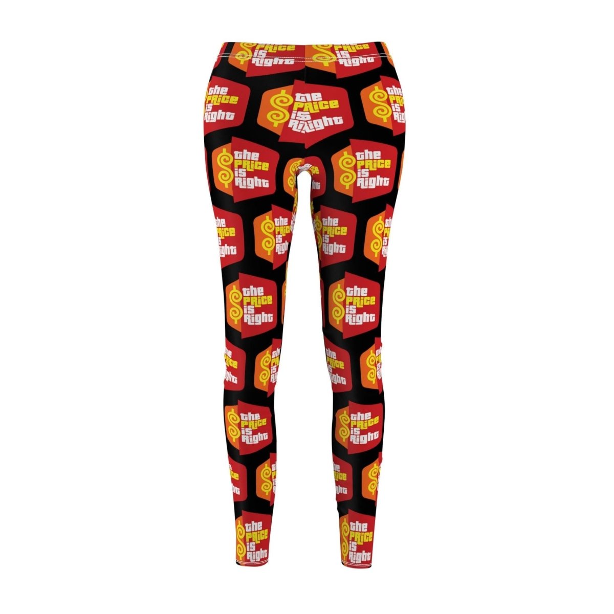 Price is Right All Over Logo Slim Fit Leggings for Super Fan to Pair with Price is Right Shirt - XS - 