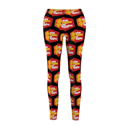 Price is Right All Over Logo Slim Fit Leggings for Super Fan to Pair with Price is Right Shirt - XS - 
