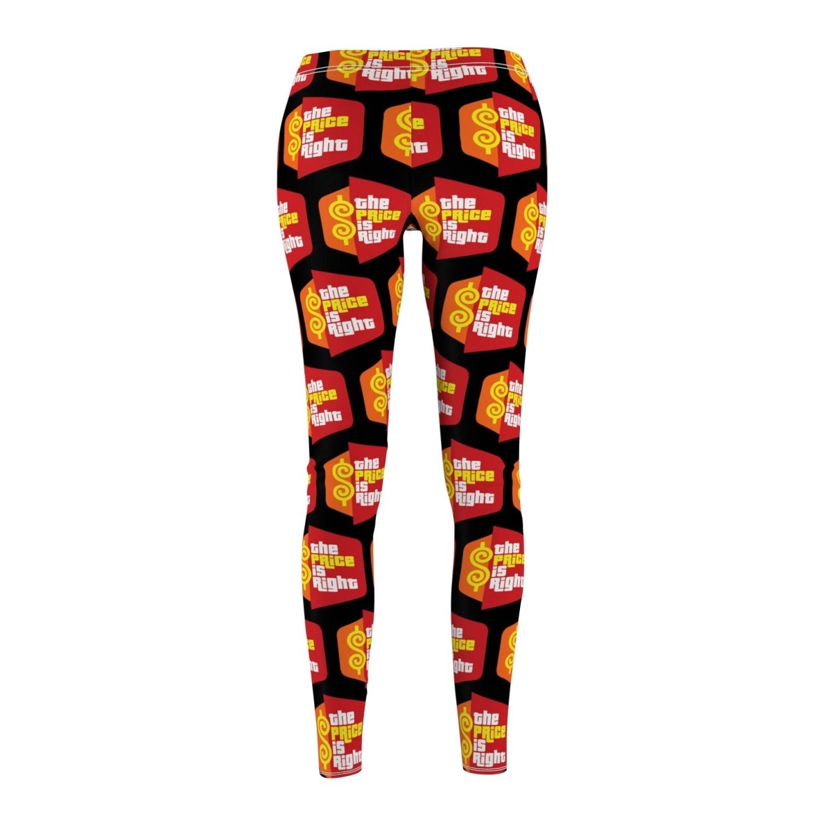 Price is Right All Over Logo Slim Fit Leggings for Super Fan to Pair with Price is Right Shirt - XS - 