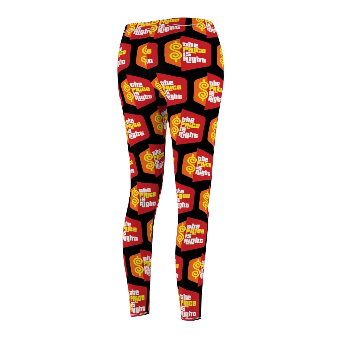 Price is Right All Over Logo Slim Fit Leggings for Super Fan to Pair with Price is Right Shirt - XS - 