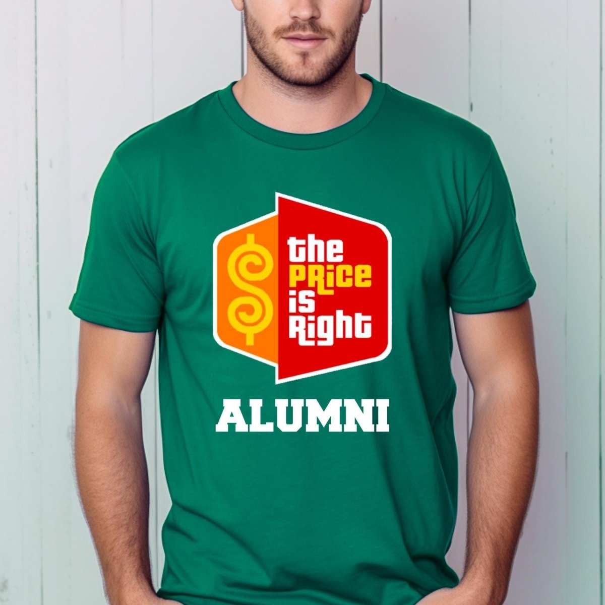 Price is Right Alumni Shirt for Long Time Fans, Super Fan Retro Tee - Kelly - XS -