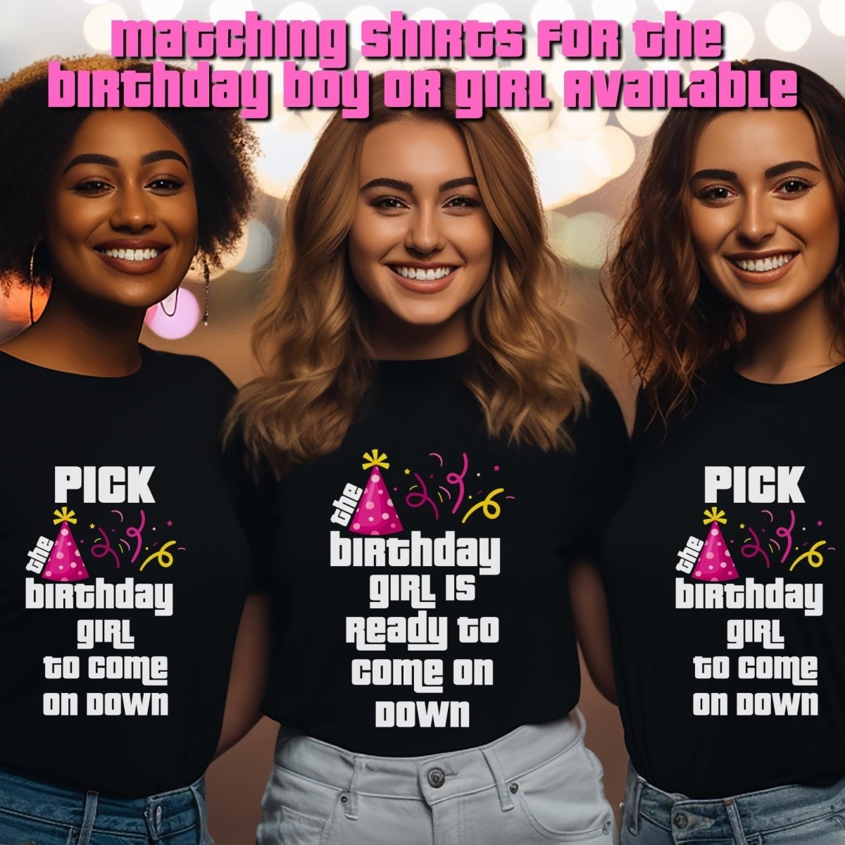 Price is Right Birthday Boy Girl Shirt, Pick Me Come On Down Tee, Milestone Celebration Gift - Black - XS - Girl