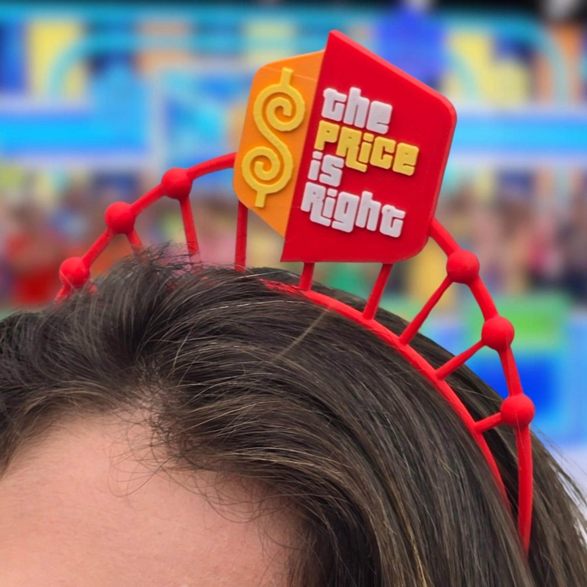 Price is Right Logo Headband for Super Fan to Pair with TPIR shirt and Earrings - 
