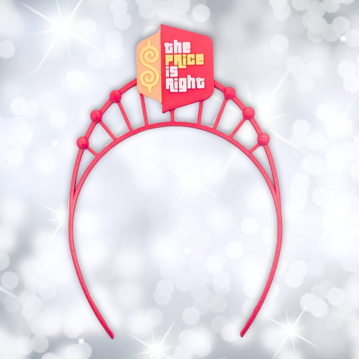 Price is Right Logo Headband for Super Fan to Pair with TPIR shirt and Earrings - 