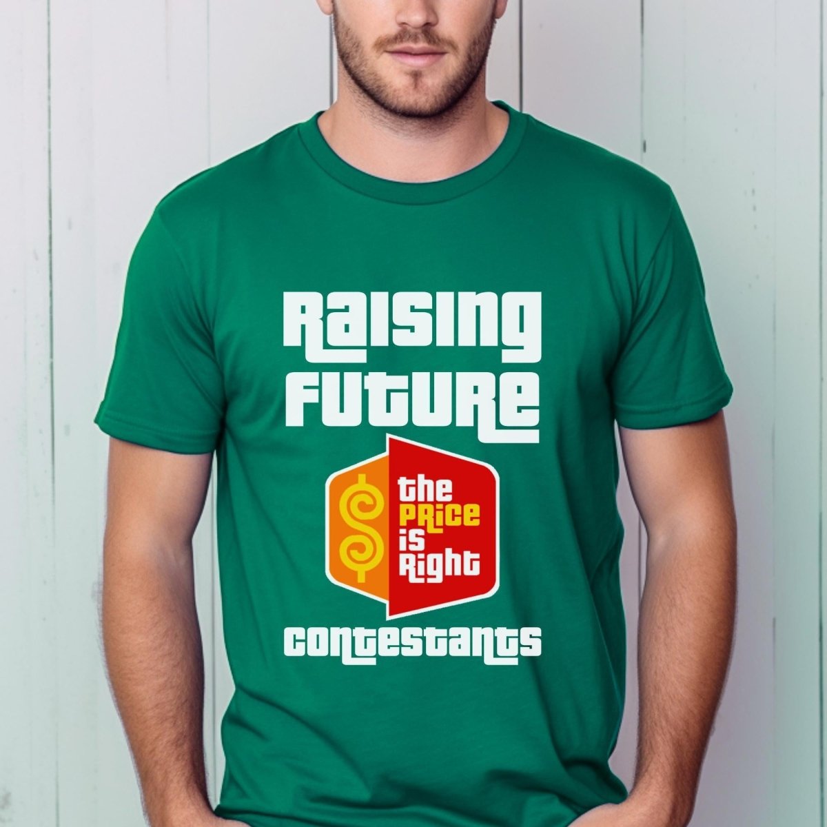 Raising Future Price is Right Contestants Shirt, Mom Dad Tee, Parent Fan Gift - Kelly - XS -