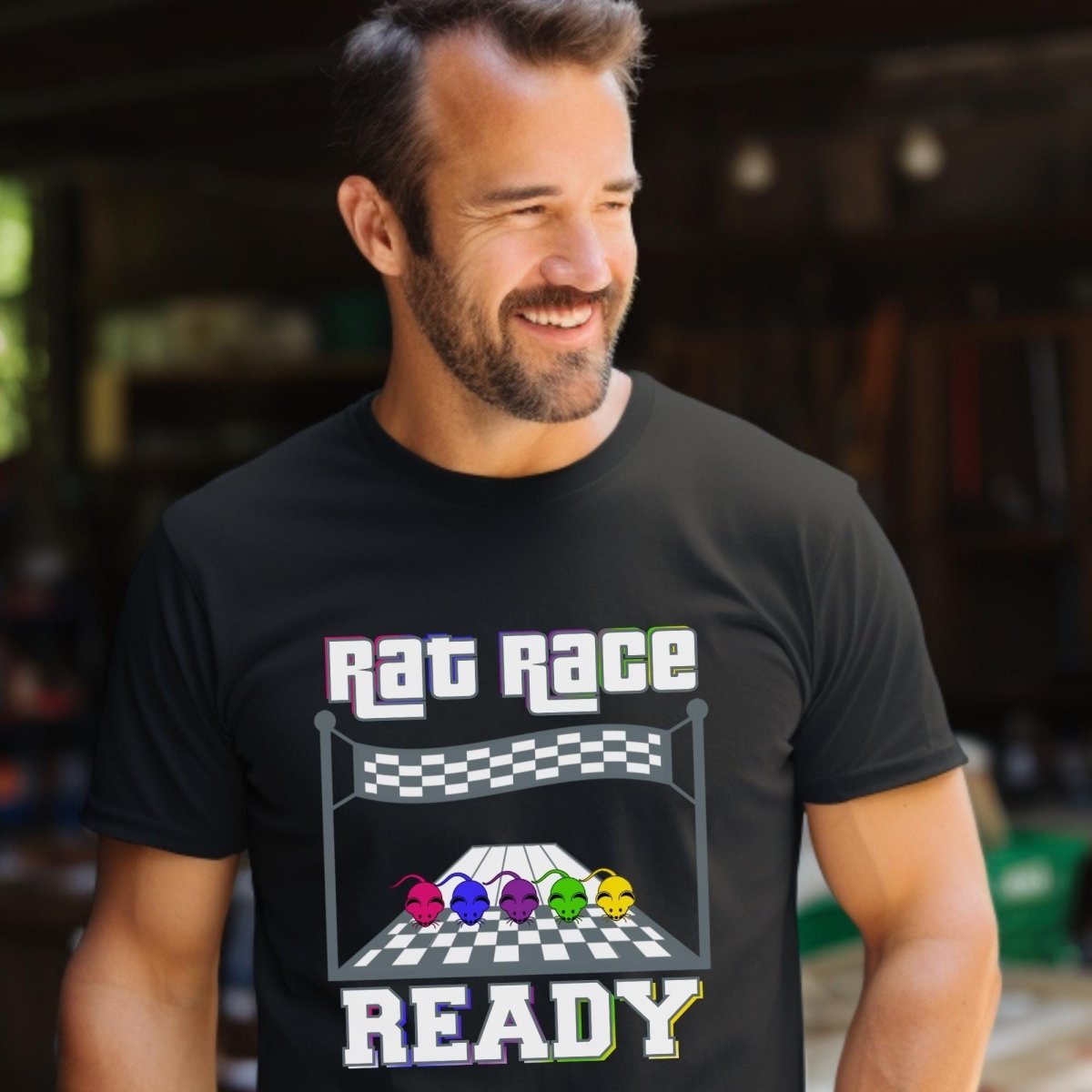 Rat Race Ready Price is Right Shirt, Retro Game Show Fan Gift - Black - XS -