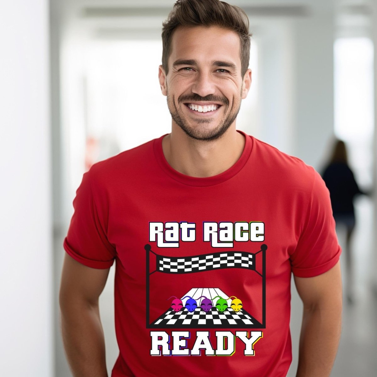 Rat Race Ready Price is Right Shirt, Retro Game Show Fan Gift - Red - XS -