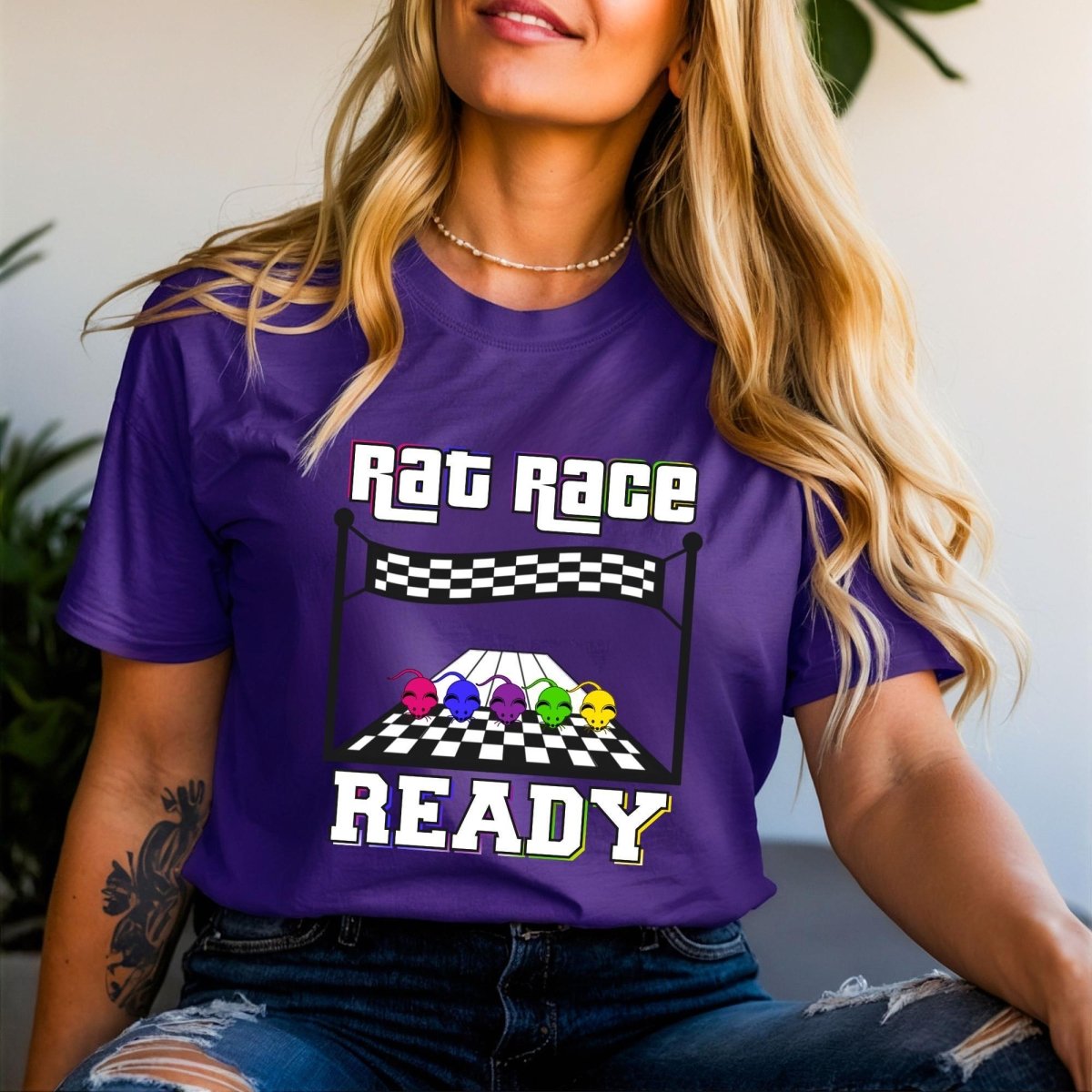 Rat Race Ready Price is Right Shirt, Retro Game Show Fan Gift - Team Purple - XS -