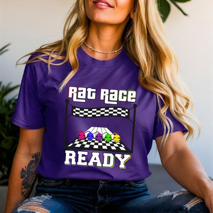 Rat Race Ready Price is Right Shirt, Retro Game Show Fan Gift - Team Purple - XS -