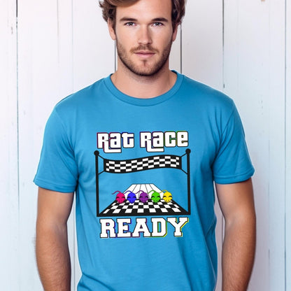 Rat Race Ready Price is Right Shirt, Retro Game Show Fan Gift - Aqua - XS -