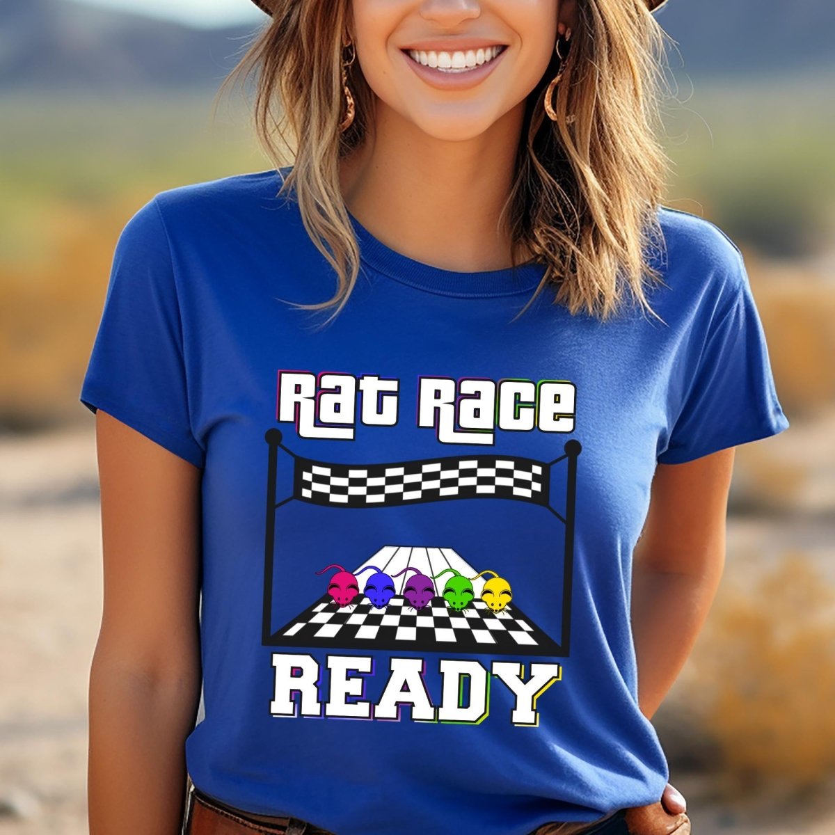 Rat Race Ready Price is Right Shirt, Retro Game Show Fan Gift - True Royal - XS -
