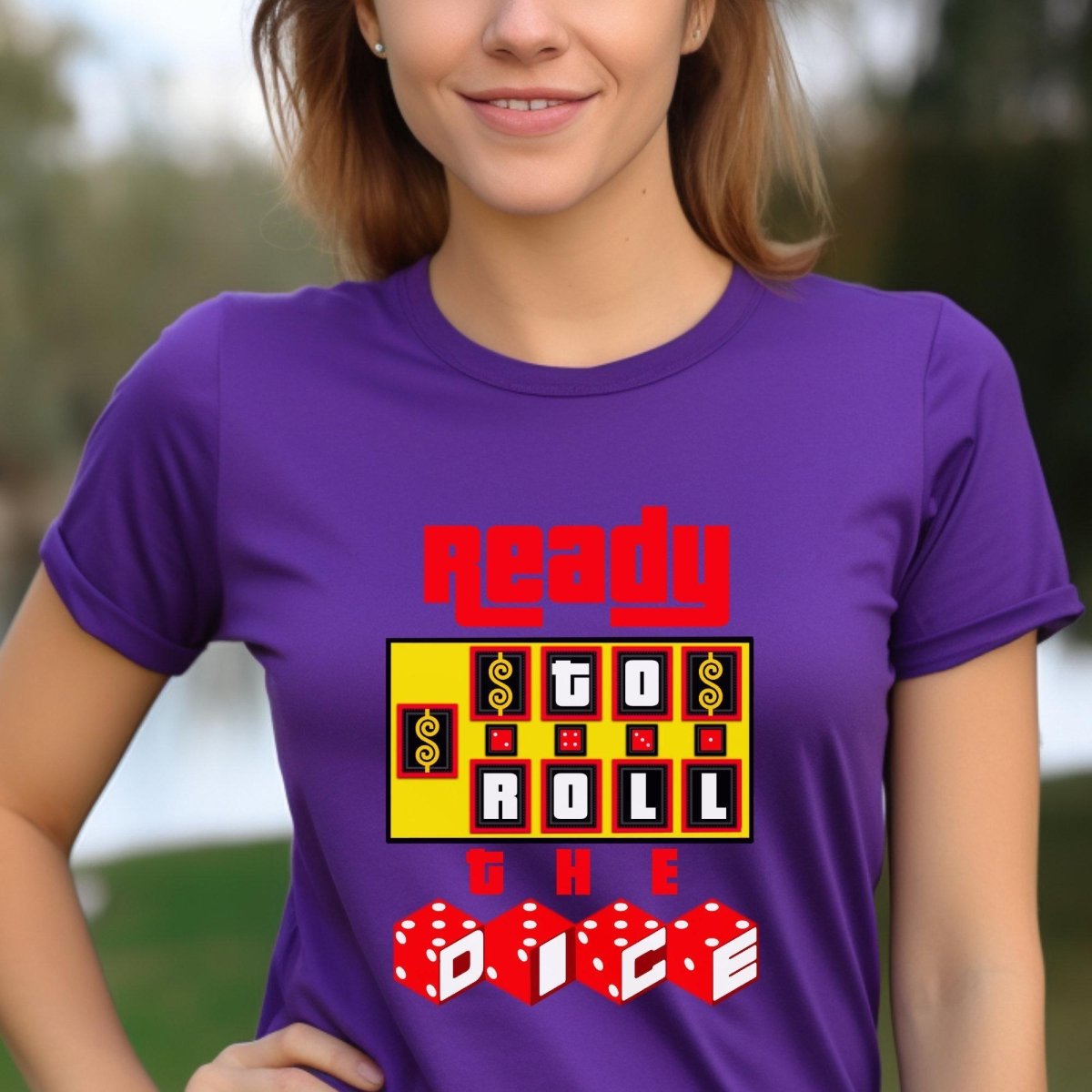 Ready to Roll the Dice Price is Right Shirt, Retro Game Show Fan Gift for Contestants - Team Purple - XS -