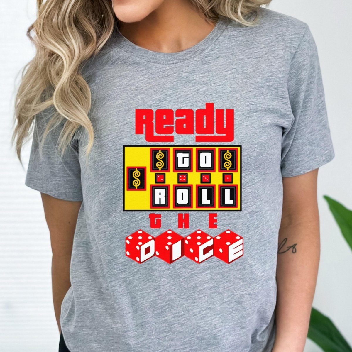 Ready to Roll the Dice Price is Right Shirt, Retro Game Show Fan Gift for Contestants - Athletic Heather - XS -