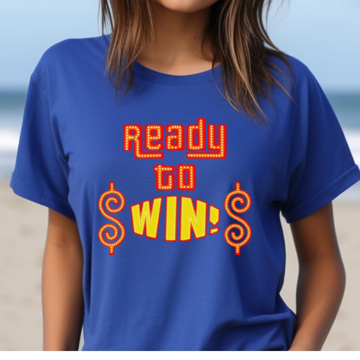 Ready to Win Price is Right Shirt, Retro Game Show Fan Gift Tee for Contestants - True Royal - XS -