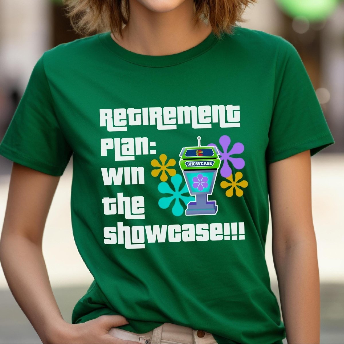 Retirement Plan Win the Showcase Price is Right Shirt, Retired Gift - Kelly - XS -