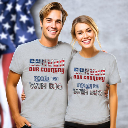 Served Our Country Ready to Win Big Price is Right Shirt, Military Veteran Tee - Athletic Heather - XS -