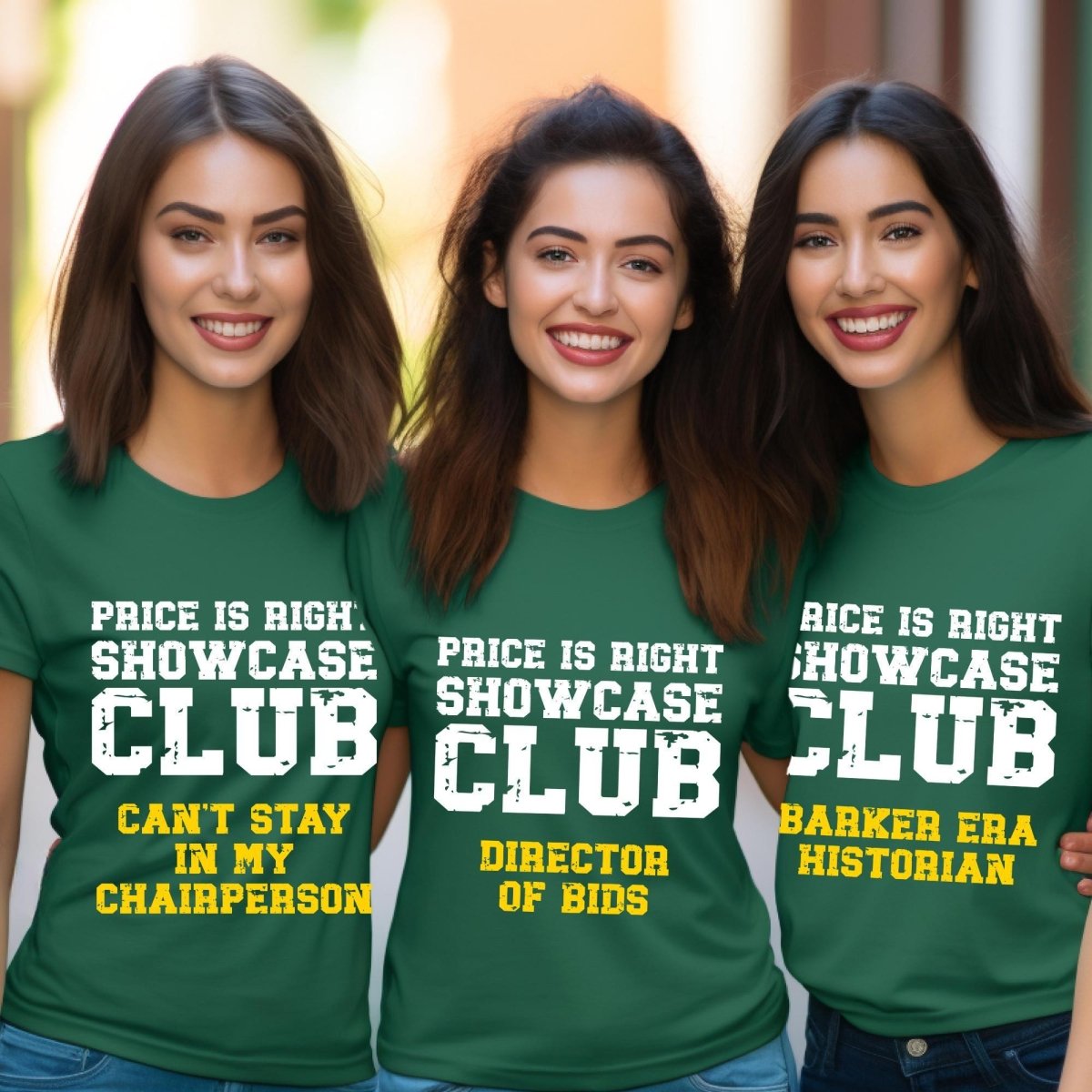 Showcase Club Personalized Price is Right Group Shirt, Custom Role Tee - Kelly - XS -