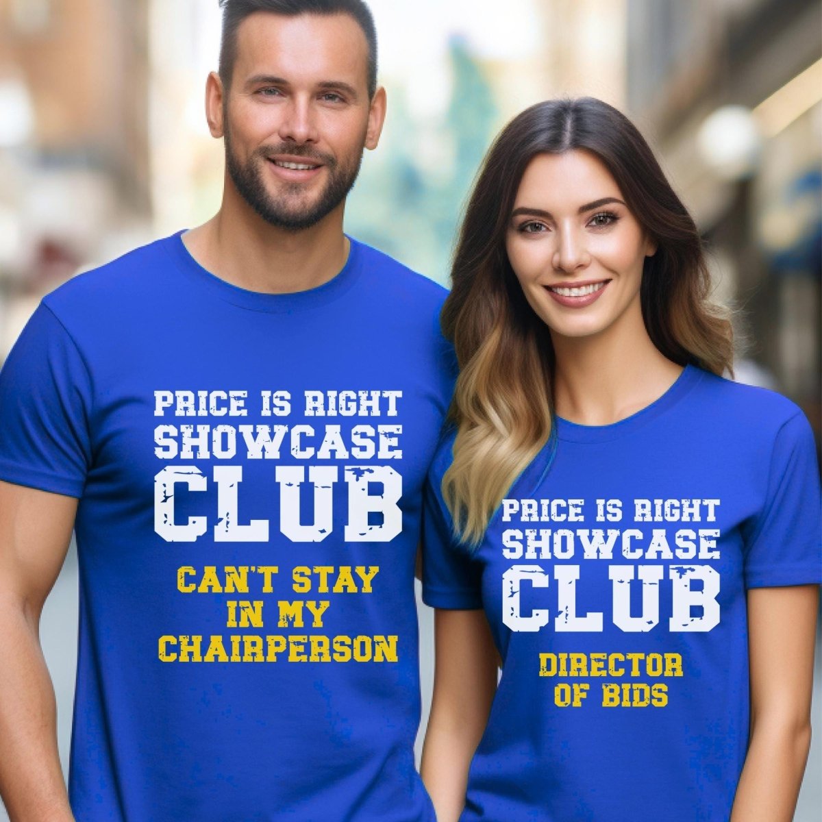 Showcase Club Personalized Price is Right Group Shirt, Custom Role Tee - True Royal - XS -