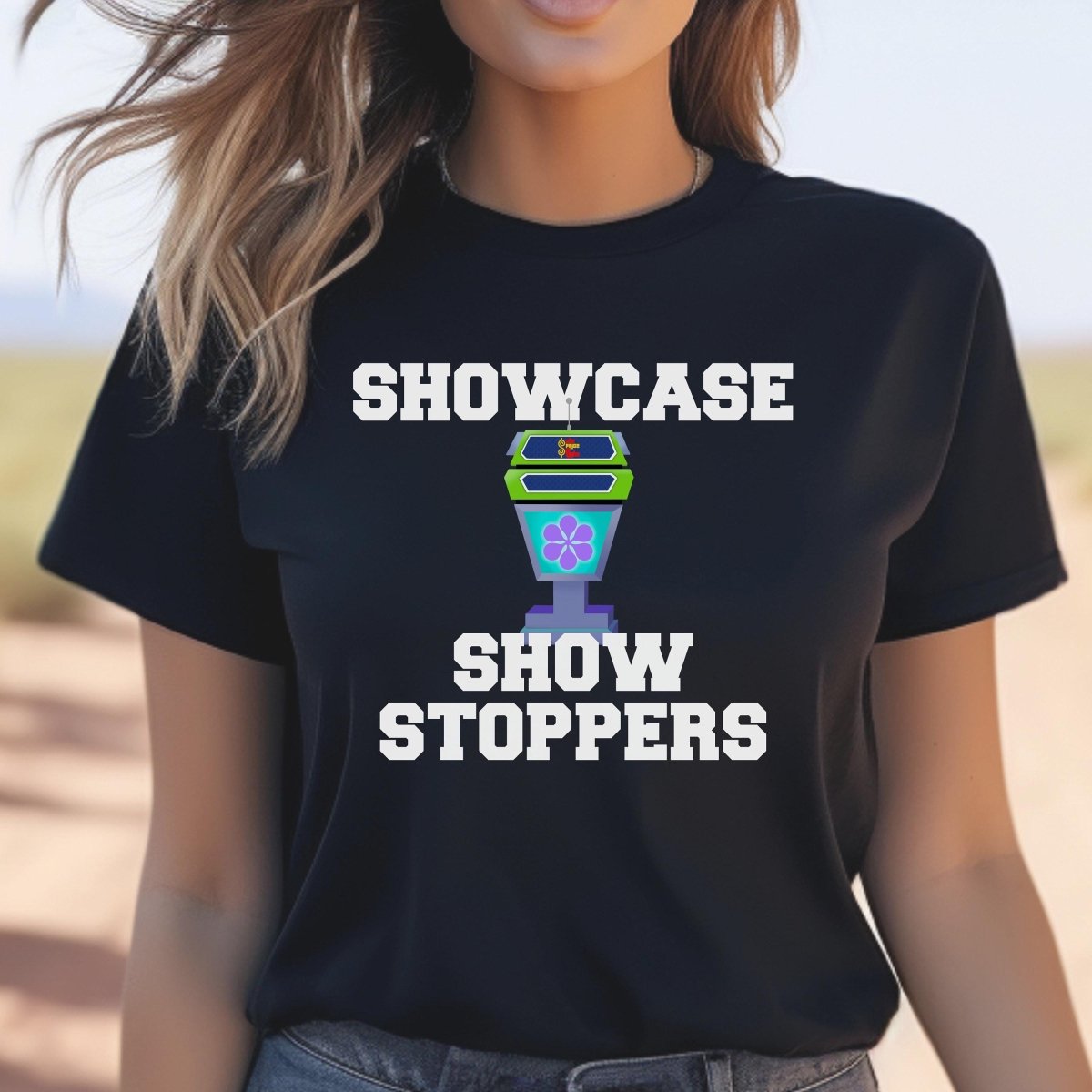 Showcase Show Stoppers Price is Right Group Shirt, Retro Game Show Squad Tee - Black Express - S -