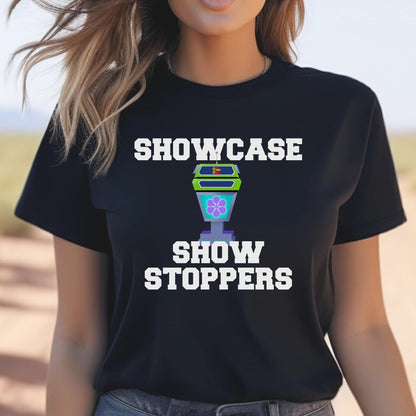 Showcase Show Stoppers Price is Right Group Shirt, Retro Game Show Squad Tee - Black Express - S -