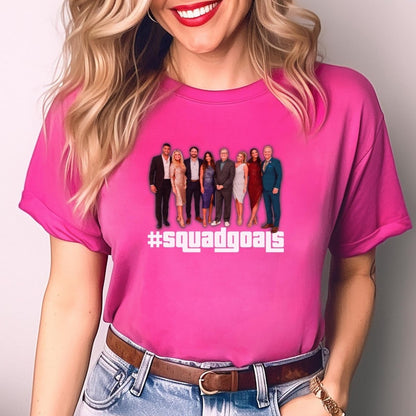SquadGoals Full Cast Price is Right Shirt for Fans of Drew Carey, George Grey & The Models - Berry - XS -