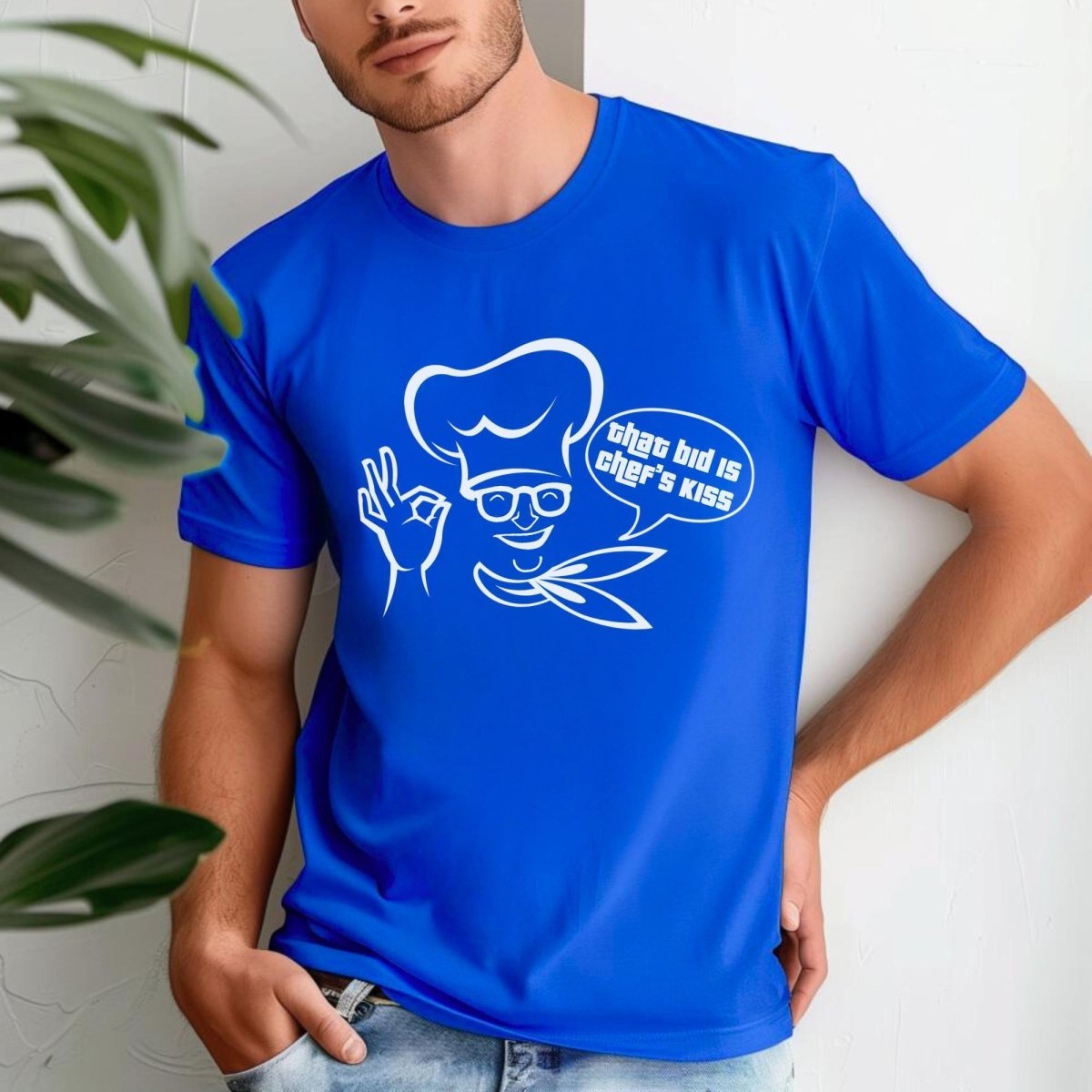 That Bid is Chef's Kiss Price is Right Shirt, Funny Drew Carey Fan Tee - True Royal - XS -