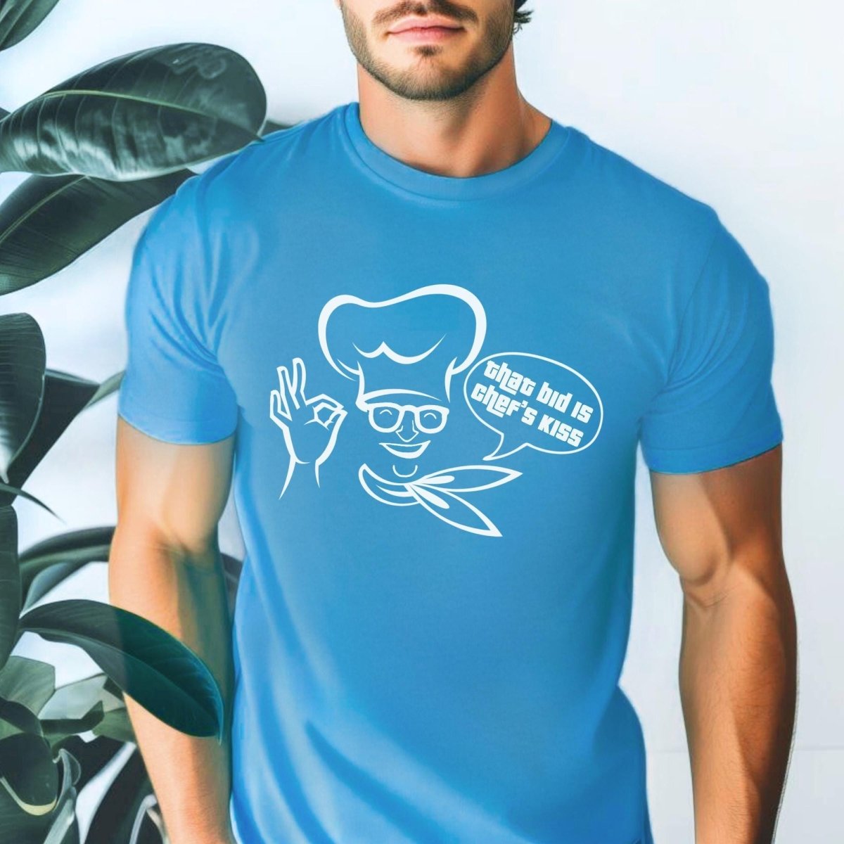 That Bid is Chef's Kiss Price is Right Shirt, Funny Drew Carey Fan Tee - Aqua - XS -