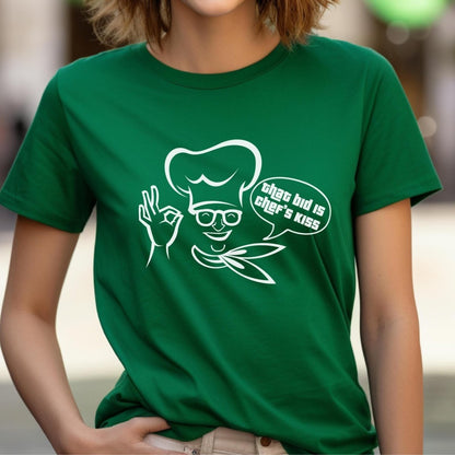 That Bid is Chef's Kiss Price is Right Shirt, Funny Drew Carey Fan Tee - Kelly - XS -