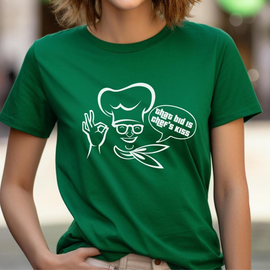 That Bid is Chef's Kiss Price is Right Shirt, Funny Drew Carey Fan Tee - Kelly - XS -