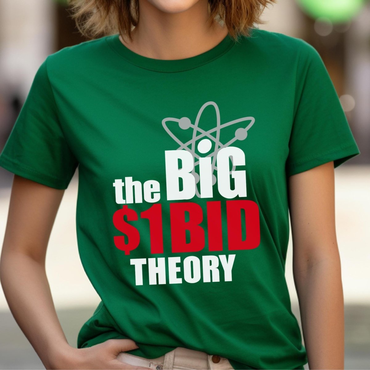 The Big $1 Dollar Bid Theory Price is Right Shirt, TV Show Fan Gift - Kelly - XS -
