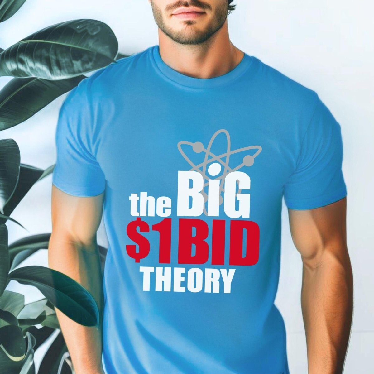The Big $1 Dollar Bid Theory Price is Right Shirt, TV Show Fan Gift - Aqua - XS -