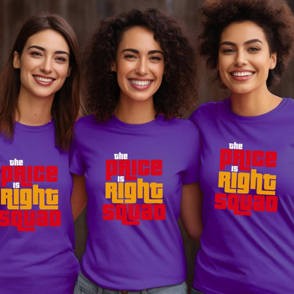 The Price is Right Squad Group Shirt for Longtime Fans of the Classic Game Show - Aqua - XS -