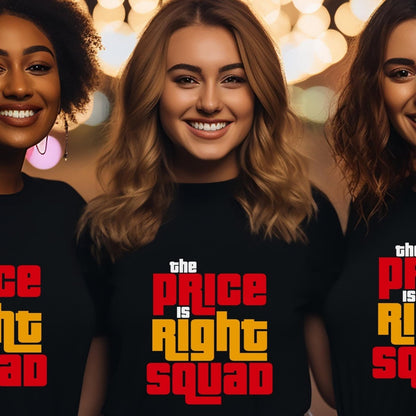 The Price is Right Squad Group Shirt for Longtime Fans of the Classic Game Show - Aqua - XS -