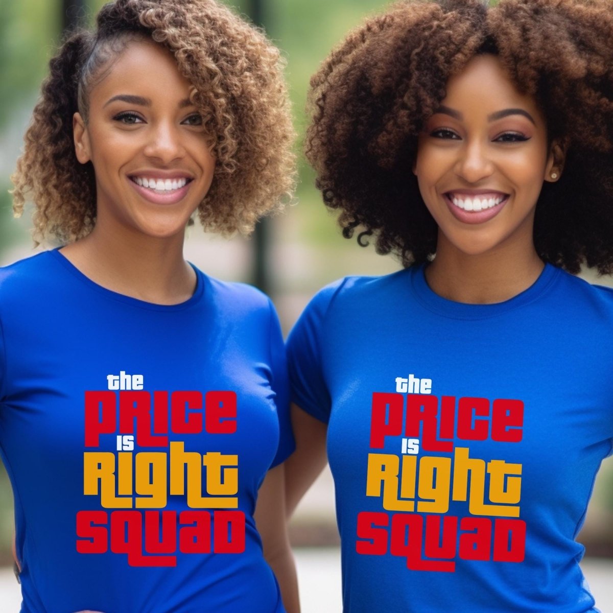 The Price is Right Squad Group Shirt for Longtime Fans of the Classic Game Show - Aqua - XS -