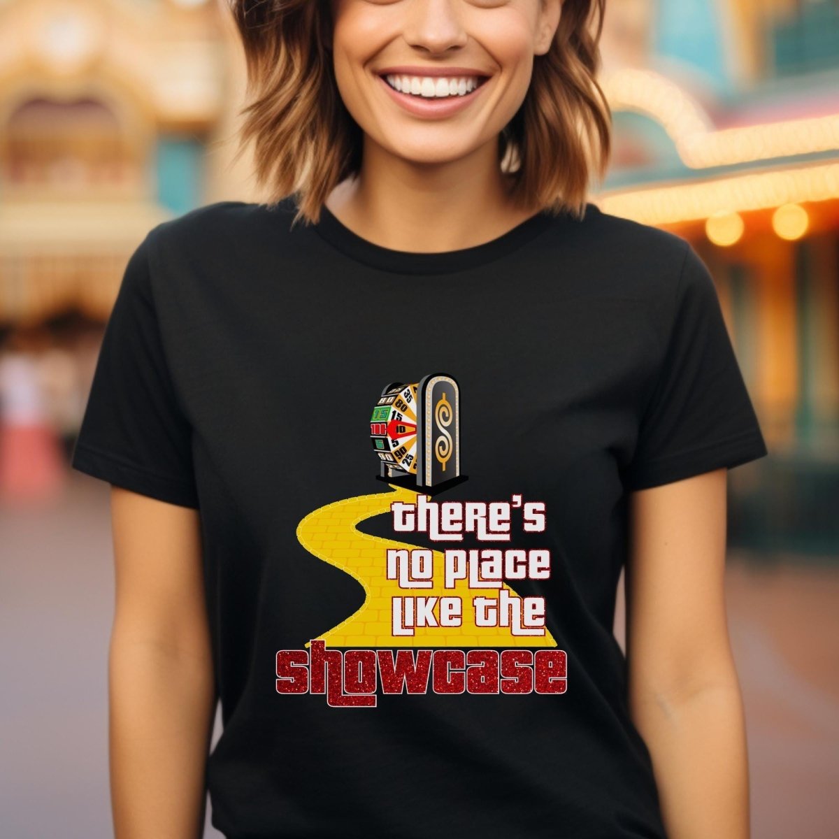 There's No Place Like the Showcase Price is Right Shirt, Wizard of Oz Tee - Black - XS -