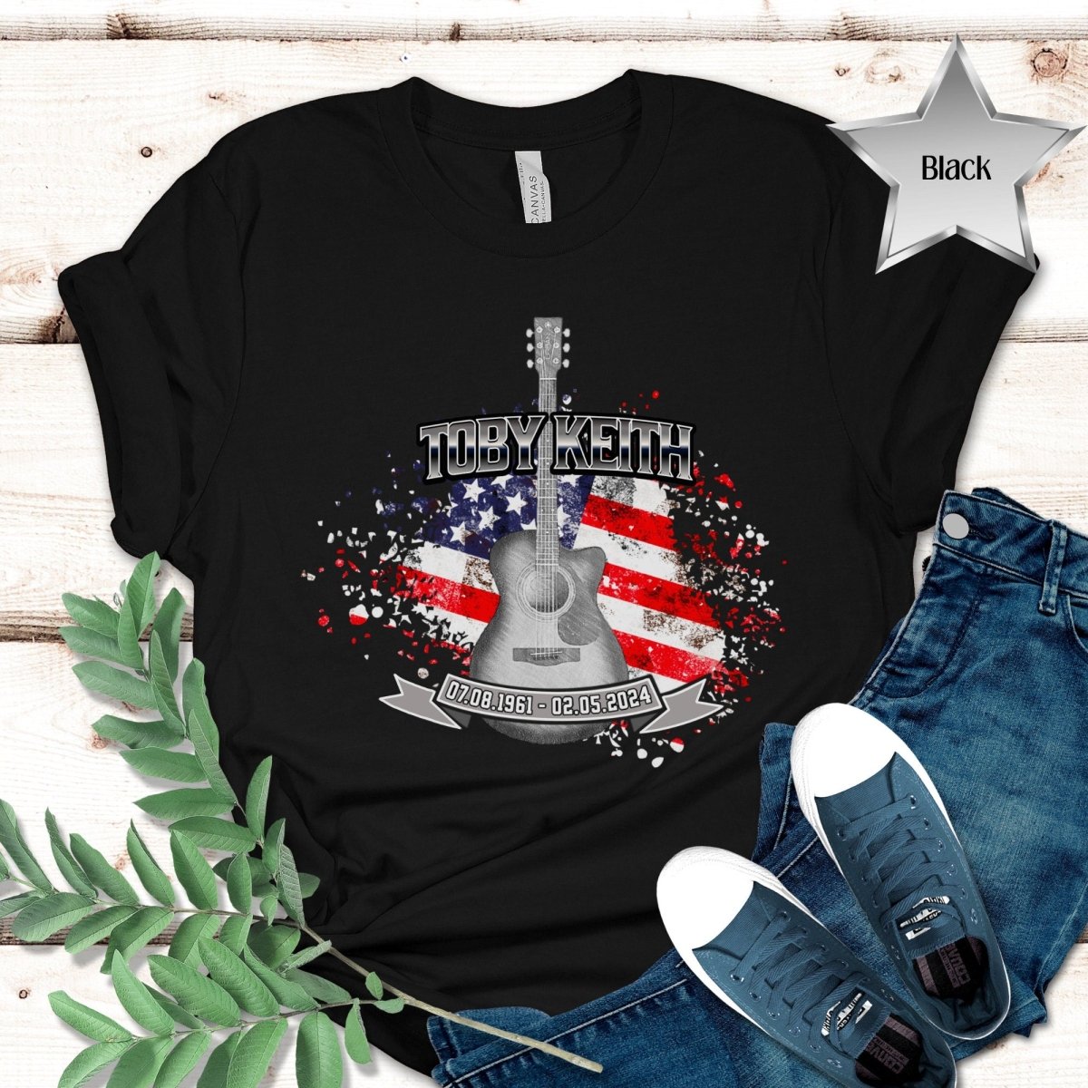 Toby Keith Tribute Shirt, American Soldier Memorial Tee Gift - White - XS -