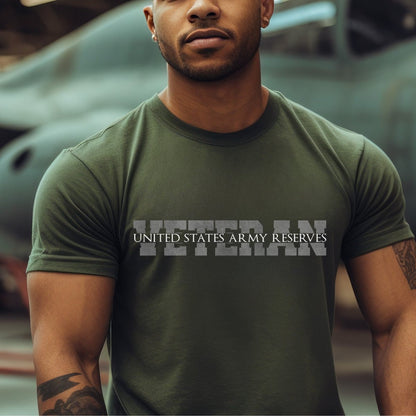 Veteran United States Army Reserves Shirt, Military Pride Gift - Military Green - XS -