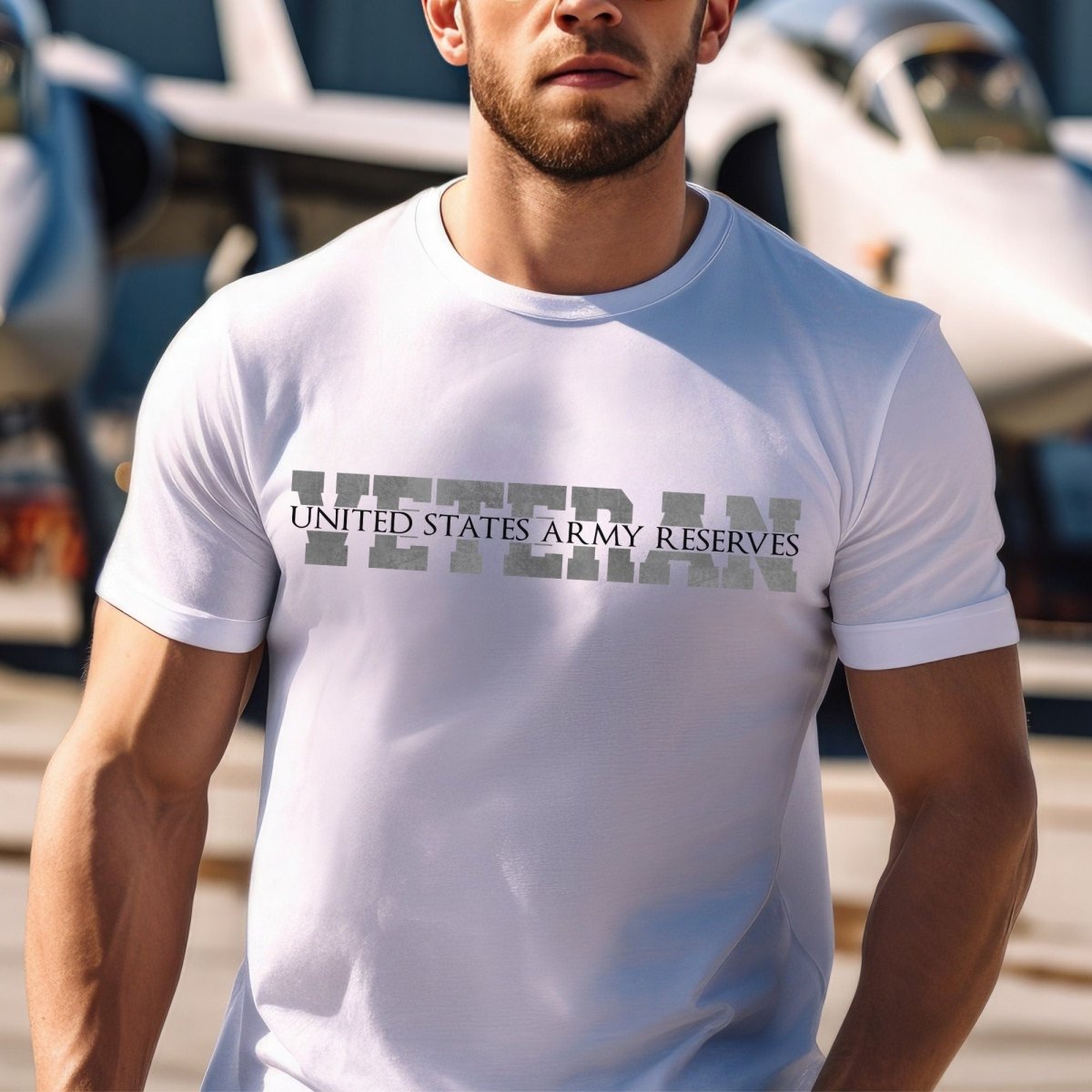 Veteran United States Army Reserves Shirt, Military Pride Gift - White - XS -