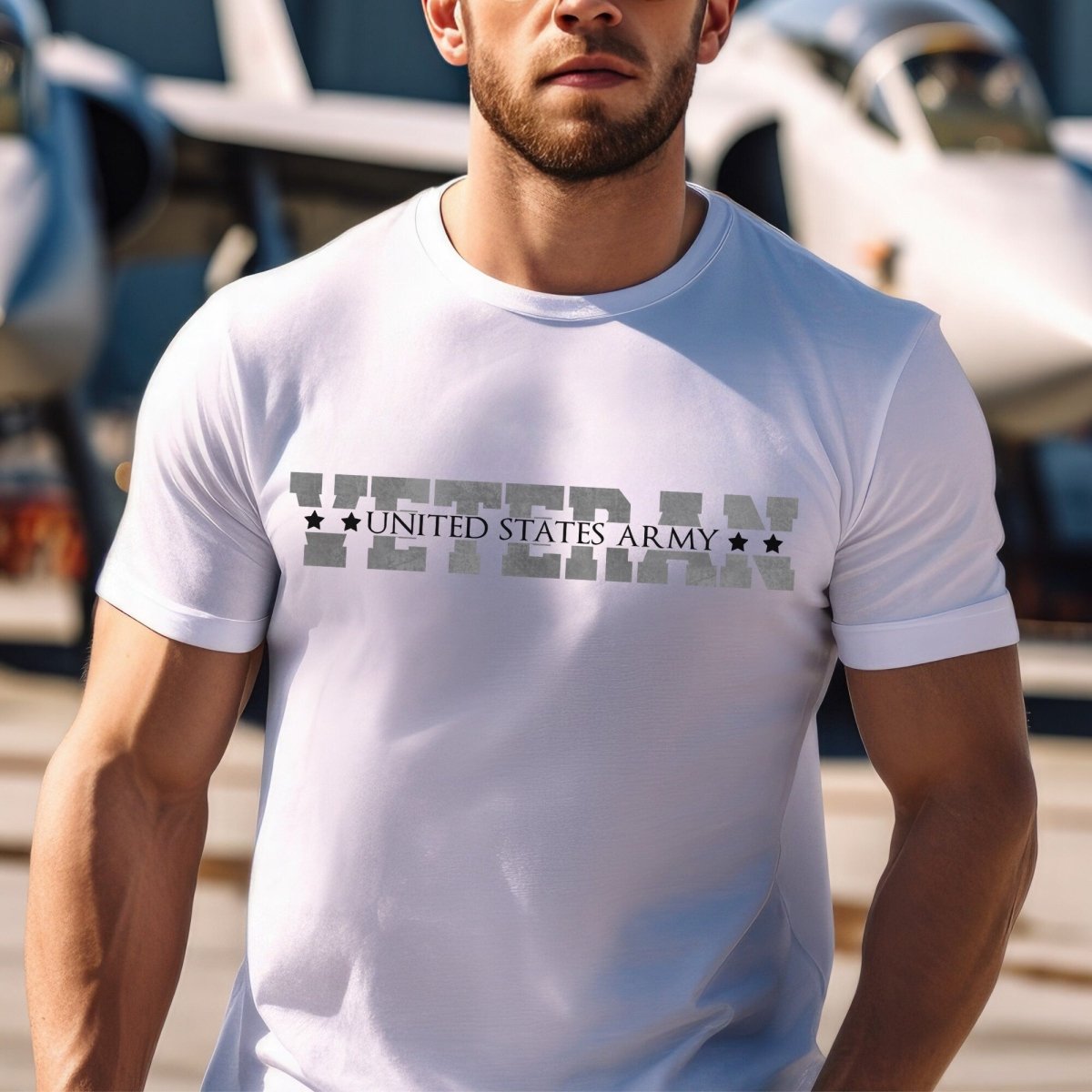 Veteran United States Army Retired Shirt, Military Retirement Gift Tee - White - XS -