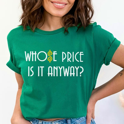 Whose Price Is It Anyway Price is Right Shirt, Funny Retro Game Show Fan Tee - Kelly - XS -