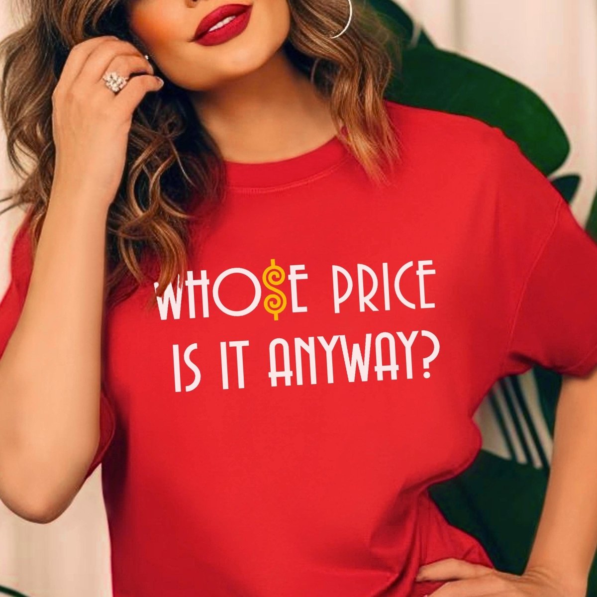 Whose Price Is It Anyway Price is Right Shirt, Funny Retro Game Show Fan Tee - Red - XS -