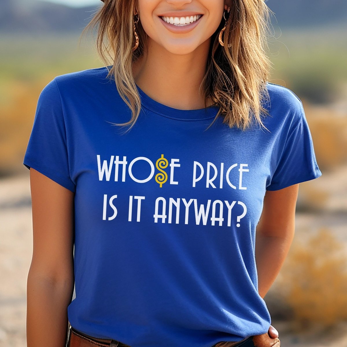 Whose Price Is It Anyway Price is Right Shirt, Funny Retro Game Show Fan Tee - True Royal - XS -