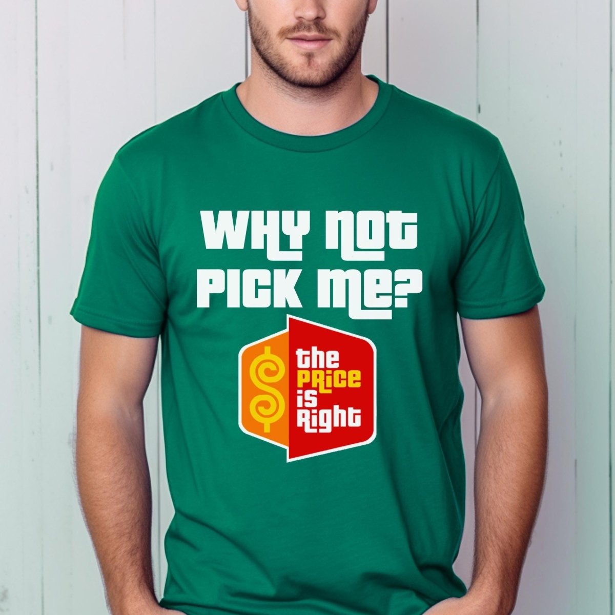 Why Not Pick Me Price is Right Shirt, Retro Game Show Fan Gift Tee for Contestants - Kelly - XS -